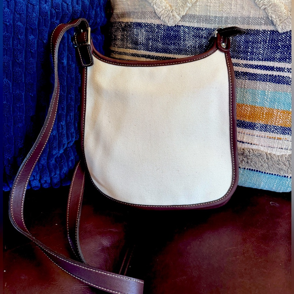 COACH Messenger Bag, Canvas & Leather, EUC